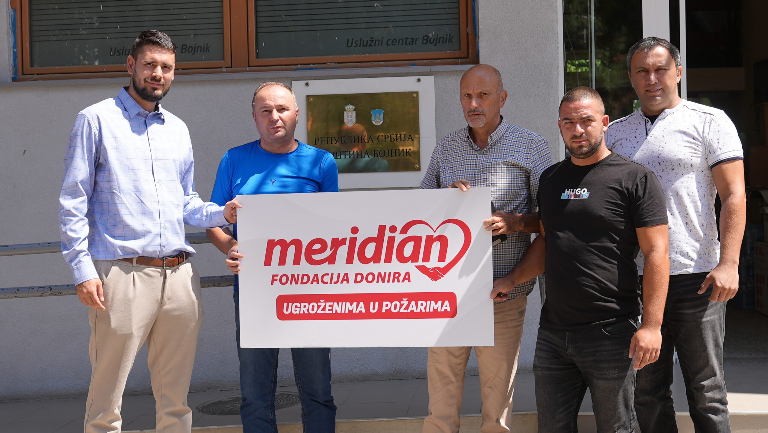 Podrška u pravom trenutku: Meridian fondacija uz građane opštine Bojnik nakon razornog požara